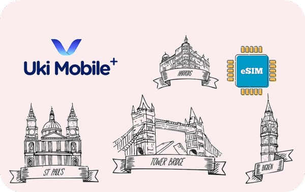 Uki Mobile+ 2 GB - 20 SMS - 20 Mins - 15 Días